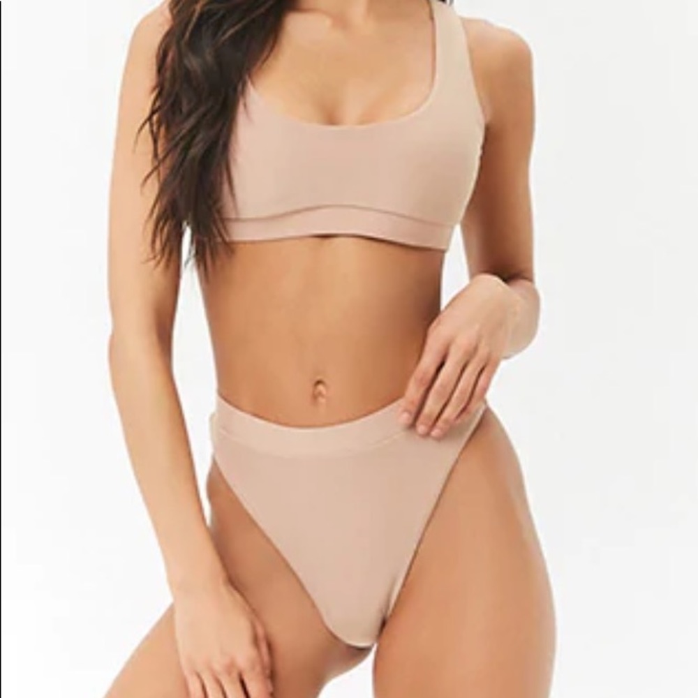 F21 Nude High-cut Bikini